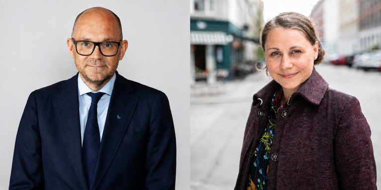 Johan Britz, foto: Ninni Andersson/Government Offices of Sweden. Sisse Marie Welling, foto: William Vest-Lillesøe.