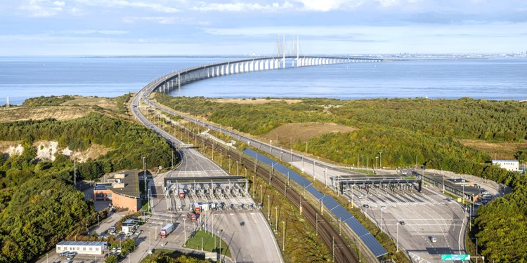 Öresundsbron och betalstation